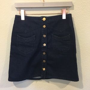 ASOS Skirts - ASOS Denim button front a-line mini skirt ASOS Skirts - ASOS Denim button front a-line mini skirt